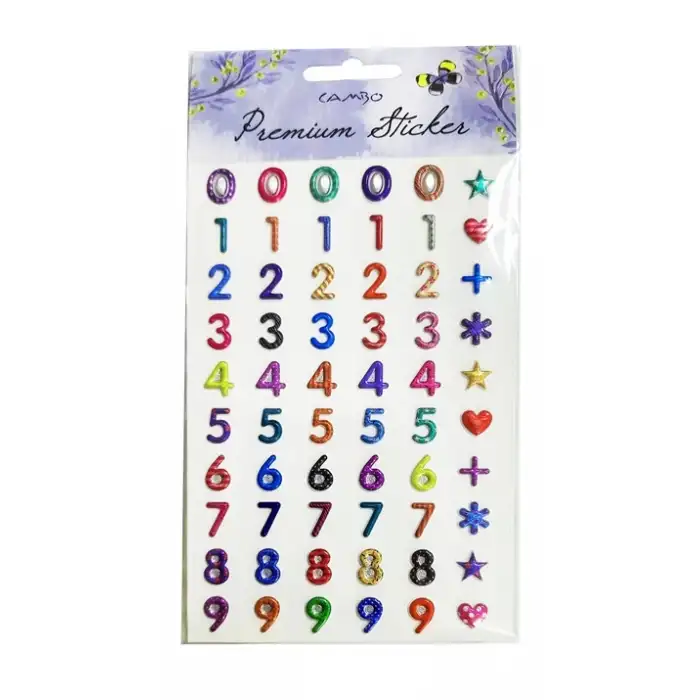 BU-BU PUF RAKAM STİCKER