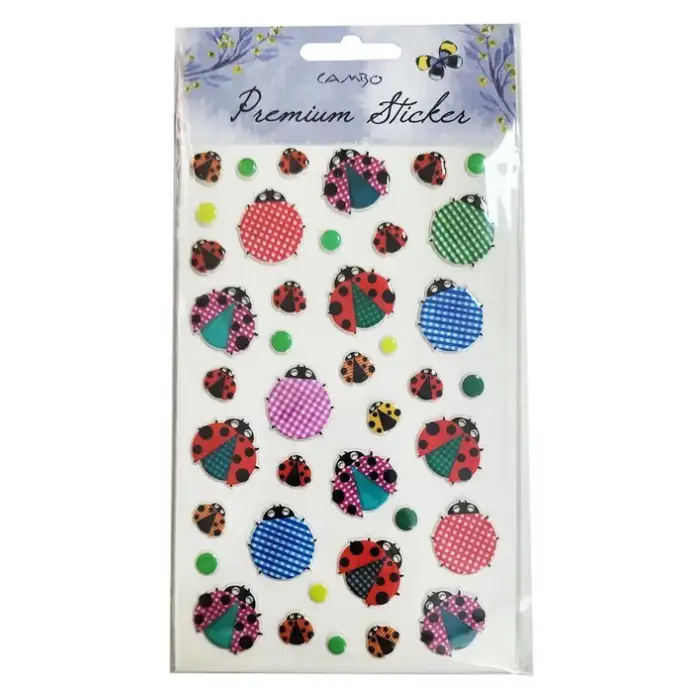 BU-BU PUF UĞURBÖCEĞİ STİCKER