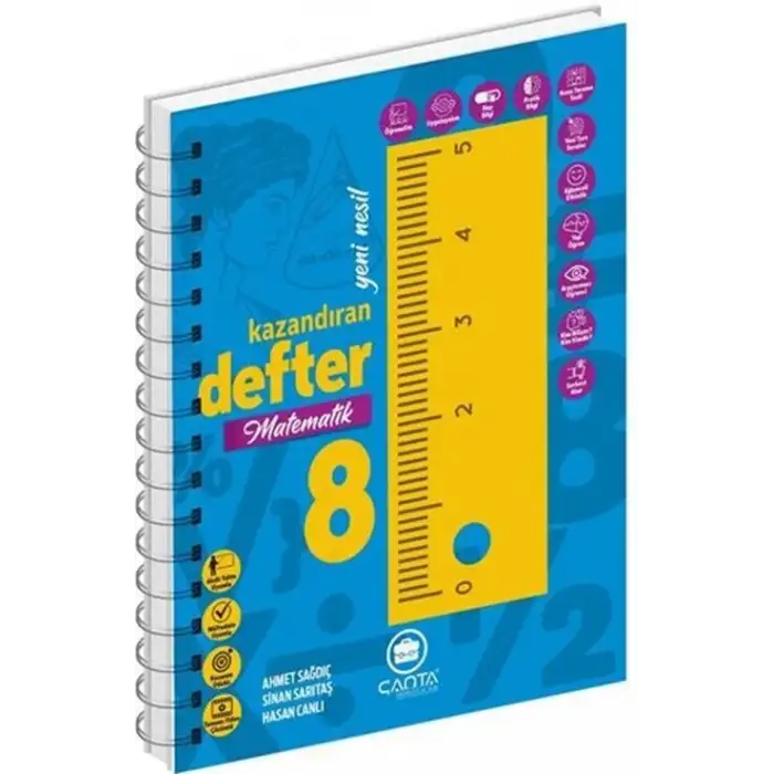 ÇANTA YAYINLARI  8.SINIF MATEMATİK KAZANDIRAN DEFTER