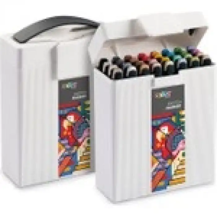 CARIOCA PLUS SKETCH MARKER ÇİFT TARAFLI ÇİZİM KALEMİ 32 RENK