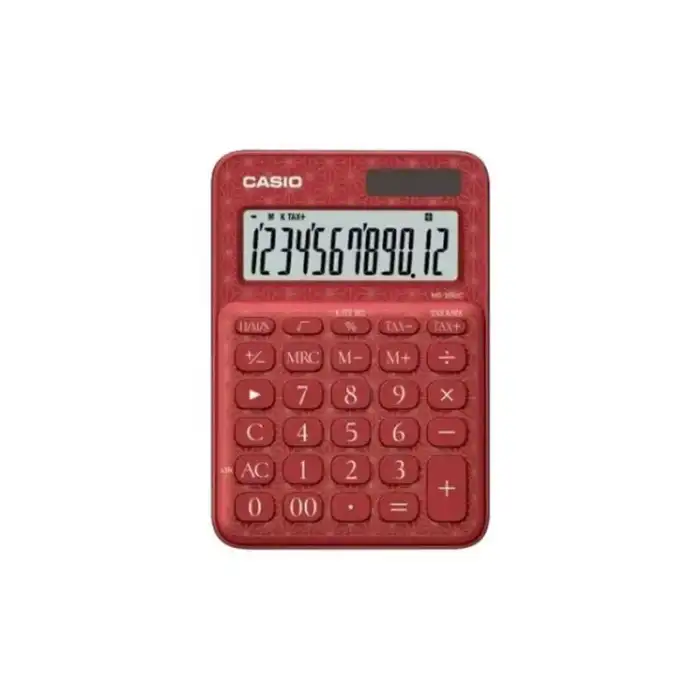 CASIO HESAP MAKİNESİ MASAÜSTÜ MS-20UC-JRD 12 HANE