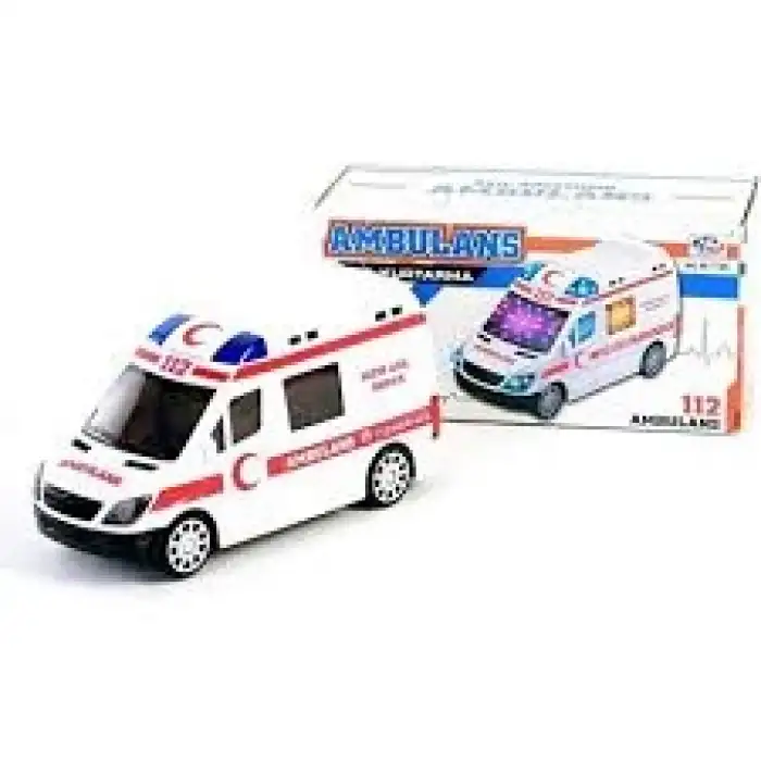 CEREN PİLLİ 3D IŞIKLI VE SESLİ AMBULANS