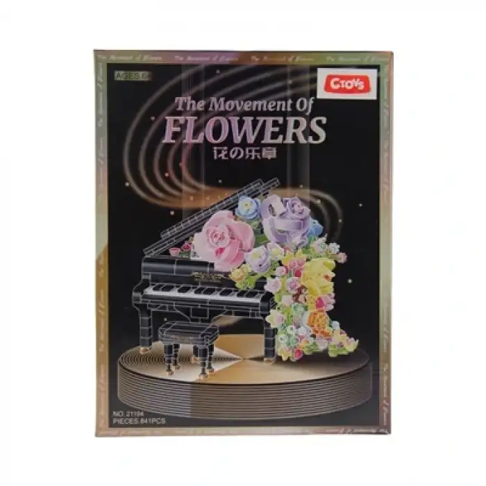 ÇİÇEKLİ PİYANO BLOKLAR 841 PRÇ