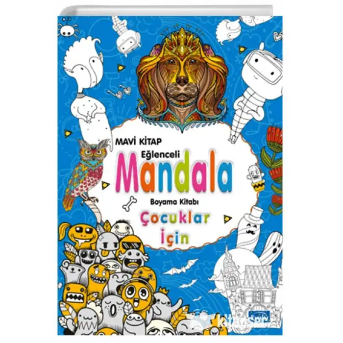 Çocuklar İçin Mandala Mavi