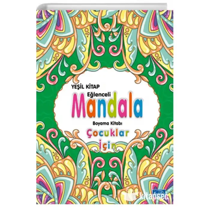 Çocuklar İçin Mandala Yeşil