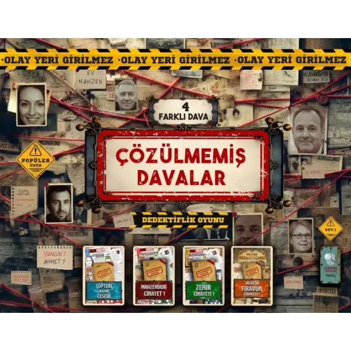 Çözülmemiş Davalar Kutulu Set