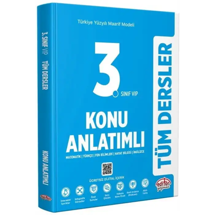 Data Yayınları 3. Sınıf Tüm Dersler Maarif Model Konu Anlatımlı