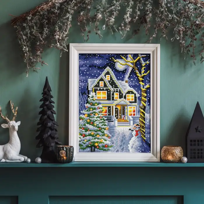 Diamond Dotz Christmas Night 35X25 CM
