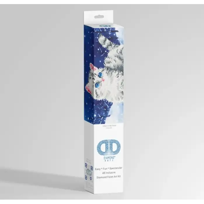 Diamond Dotz Kitten In The Snow - 27.9X35,5CM
