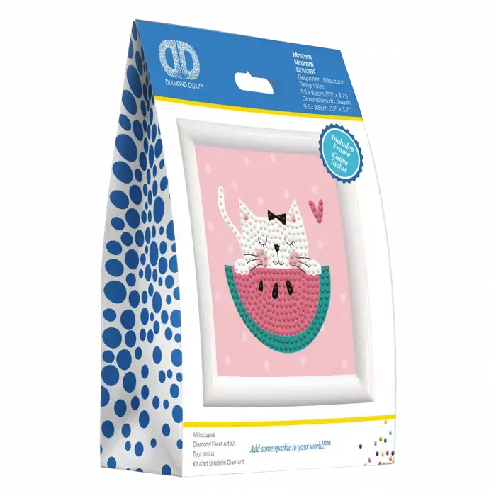 Diamond Dotz Mmmm Framed Kit - 10.2X10.2CM
