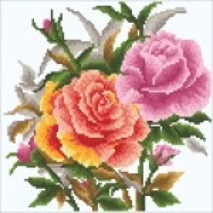 Diamond Dotz Simply Dotz Diamond Art Kit 32X32CM-Timeless Roses