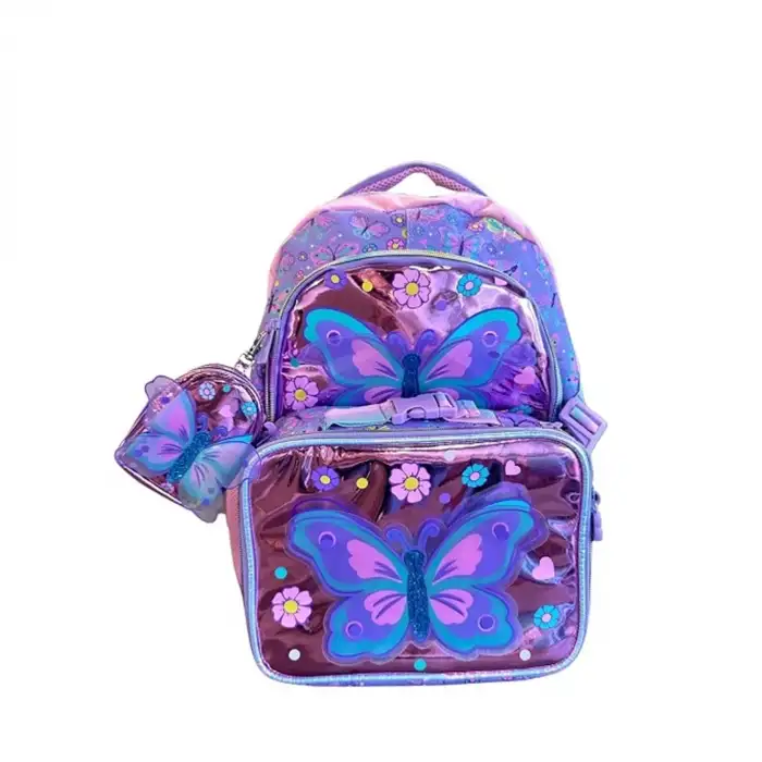 DREAM VEST MOR KELEBEK 3LÜ ÇANTA SETİ (U2092-U2100-U2101)