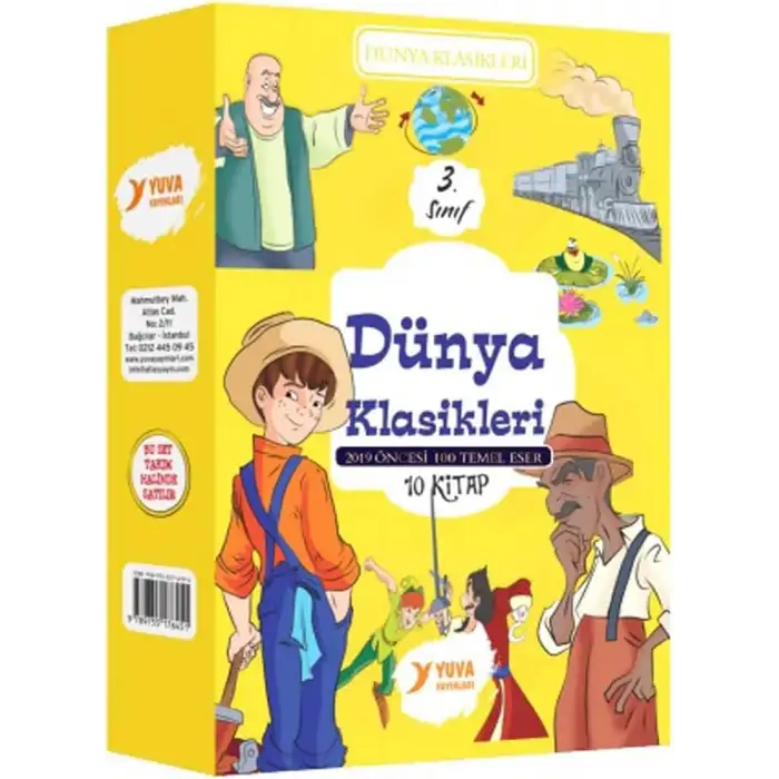 Dünya Klasikleri 3. Sınıf 10 Kitap