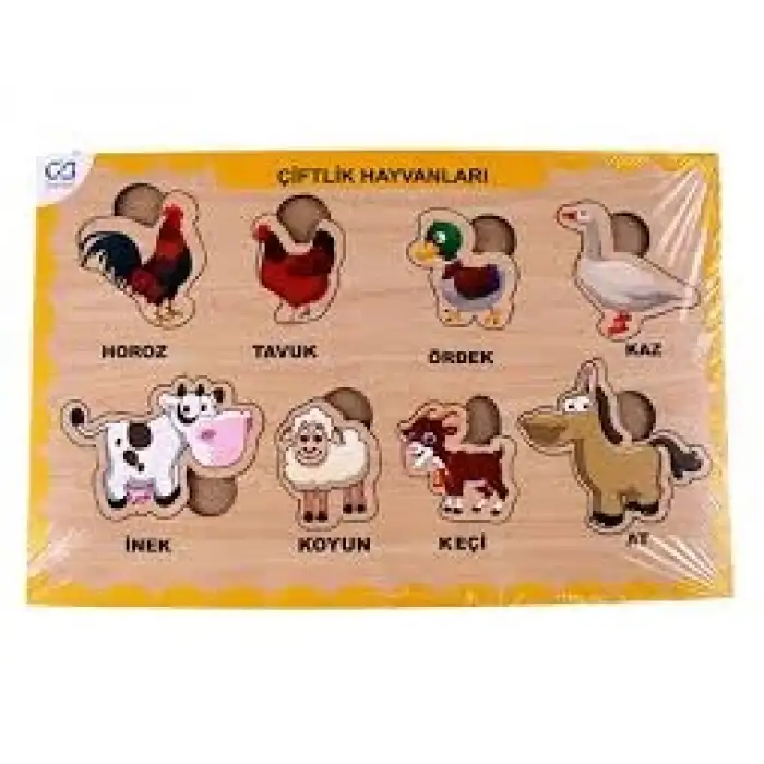 EĞİTİCİ PUZZLE - ÇİFTLİK HAYVANLARI