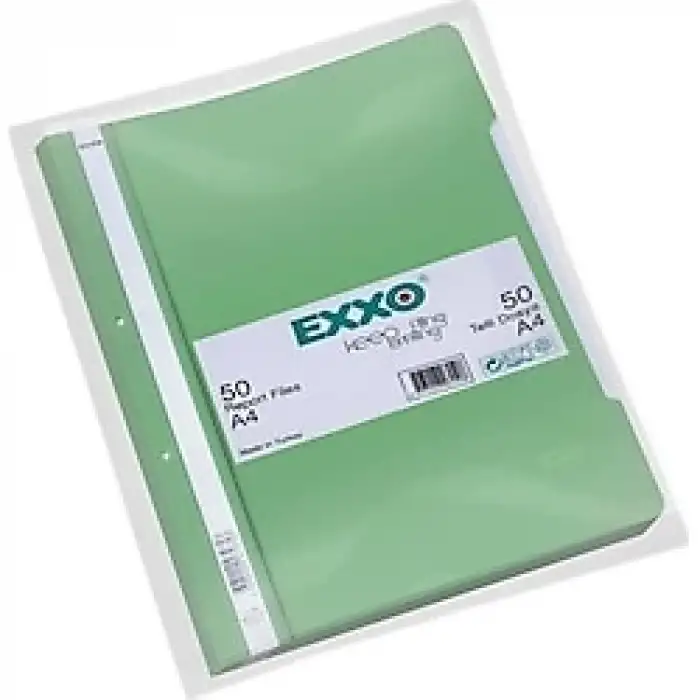 EXXO TELLİ DOSYA A4 NANE YEŞİLİ