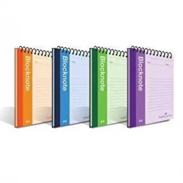 FABER BLOKNOT CANLI RENK A4 80 YAPRAK DÜZ