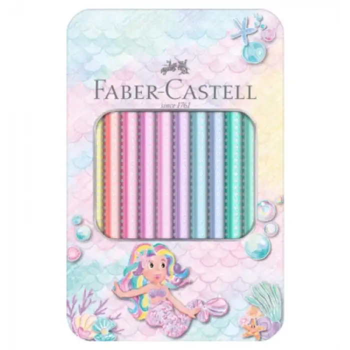 Faber-Castell Boya Kalemi Sparkle Jumbo 10 Lu 5171210910000