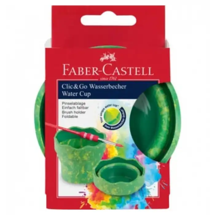FABER CASTELL SULU BOYA SULUĞU CLİCK&GO YEŞİL MARBLE