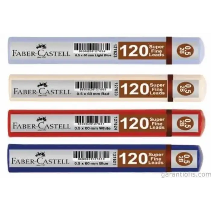 FABER MİN GRIP 0.7 2B 60 MM 120 Lİ SOFT T FLOW ED.ASORTİLİ 127742