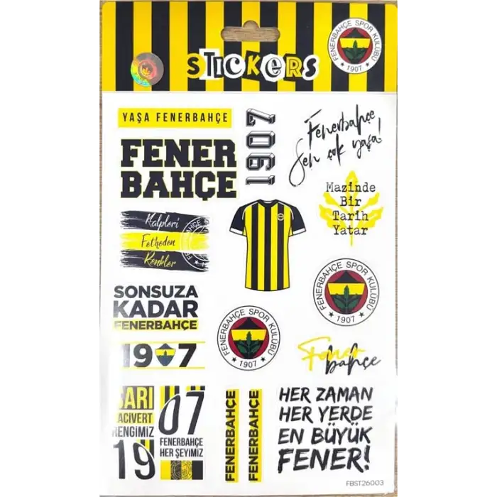 FENERBAHÇE FBST26003 LACİVERT ALTIN STİCKER