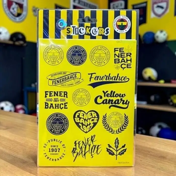 FENERBAHÇE FBST26006 SARI LACİVERT STİCKER