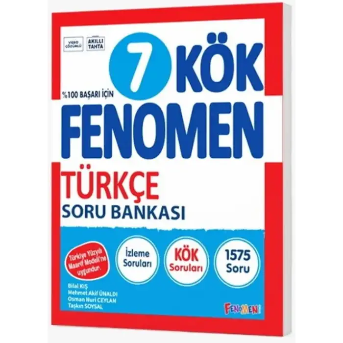 FENOMEN 7.SINIF TÜRKÇE KÖK SORU BANKASI