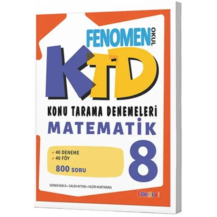FENOMEN 8.SINIF MATEMATİK KONU TARAMA DENEMELERİ