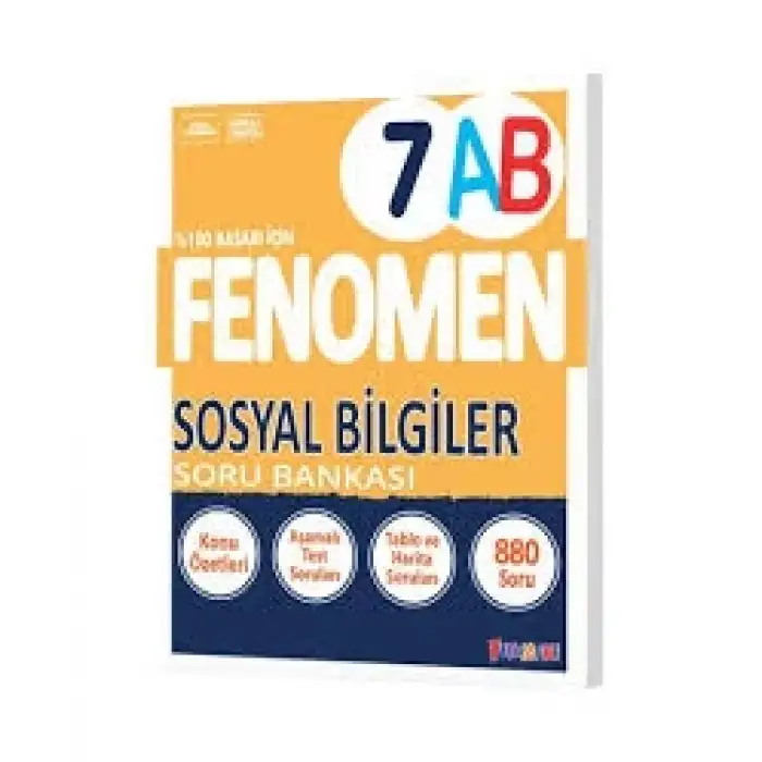 Fenomen Kitap 7. Sınıf Fenomen Sosyal Bilgiler Soru Bankası