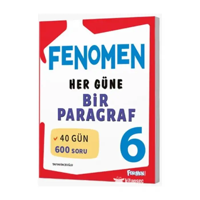 Fenomen Okul Yayınları 6. Sınıf Her Güne Paragraf