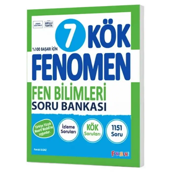 Fenomen Okul Yayınları 7. Sınıf Fen Bilimleri Kök Soru Bankası