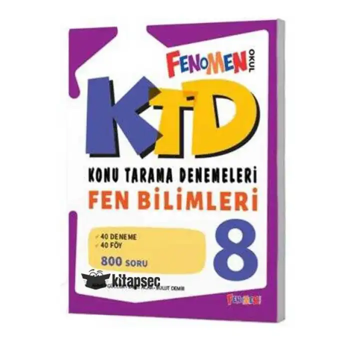 Fenomen Okul Yayınları 8. Sınıf Fen Bilimleri Konu Tarama Denemeleri