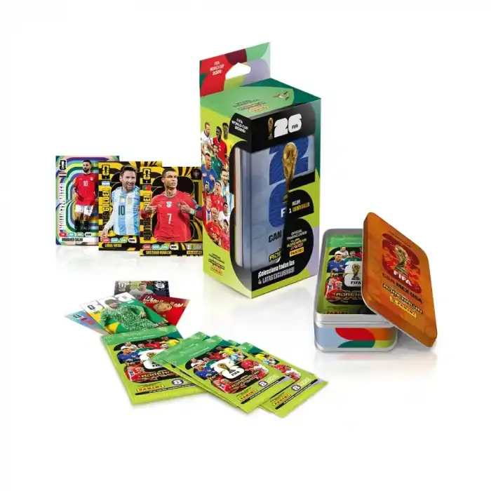 FIFA World Cup 2026 Adrenalyn XL Trading Card Metal Kutu