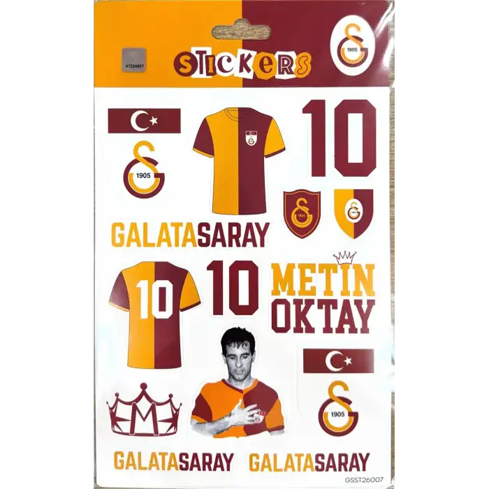 GALATASARAY GSST26007 METİN OKTAY STİCKER SETİ