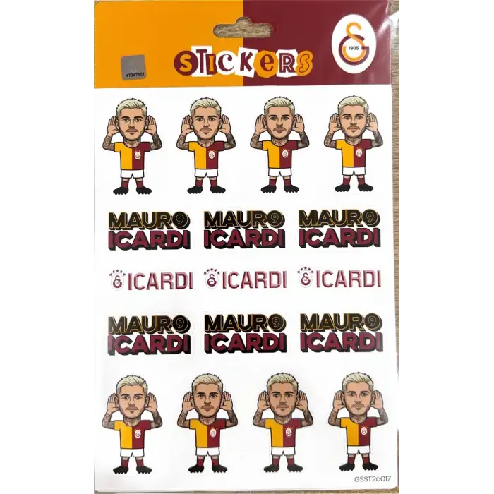 GALATASARAY GSST26017 MAURO İCARDİİ  STİCKER SETİ
