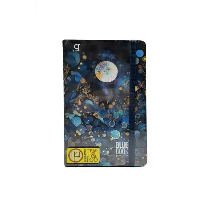GIPTA BLUE BOOK İP DİK SERT KAP DEF 13x21 96 CIZ DUZ