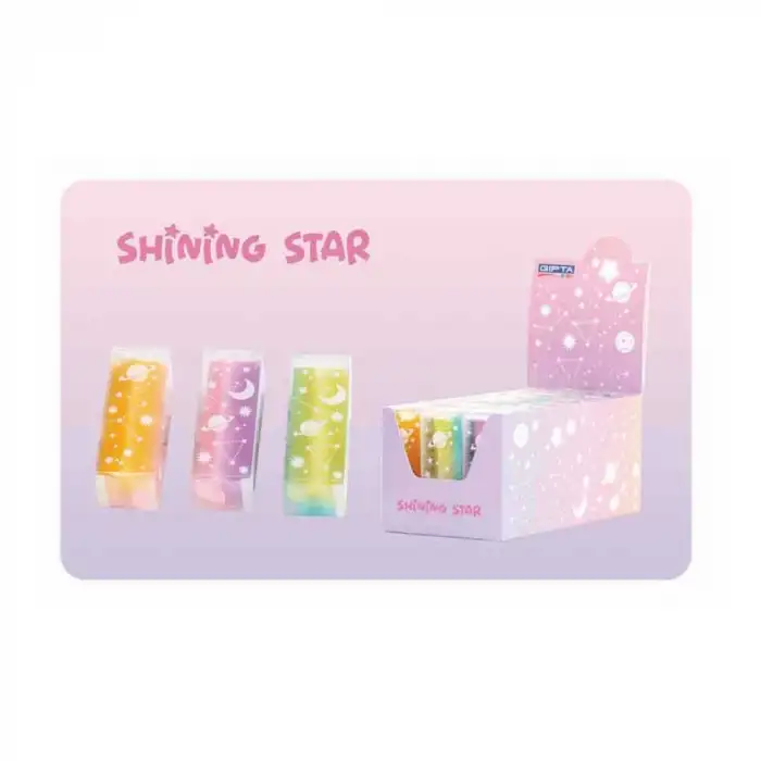 GIPTA K234600 SHNING STAR YILDIZ ŞEKİLLİ RENKLİ SİLGİ - TEKLİ