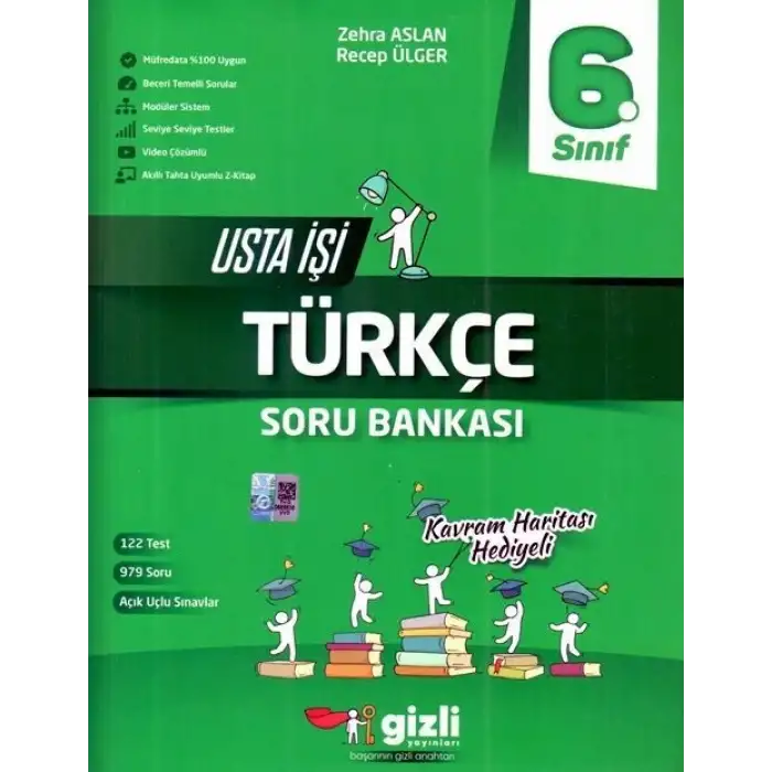 Gizli Yayınları 6. Sınıf Usta İşi Türkçe Soru Bankası