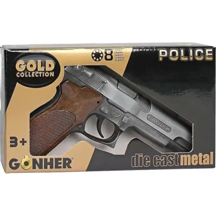 GONHER METAL SİLAH TABANCA REF-45-1 OLD SİLVER 8K 3+