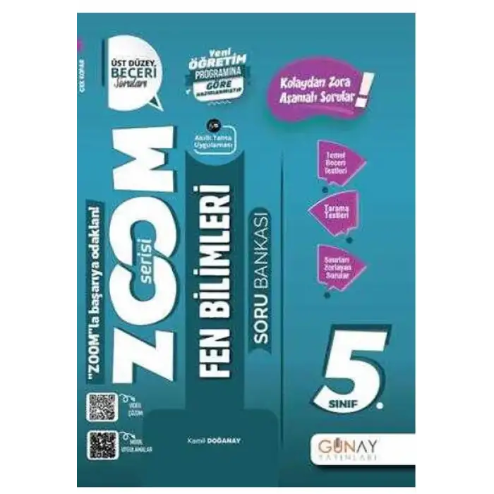 GÜNAY 5.SINIF ZOOM SERİSİ FEN BİLİMLERİ SORU BANKASI