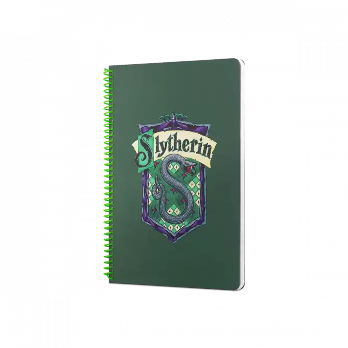 Harry Potter Slytherinspiralli Defter 80ypr.17x24