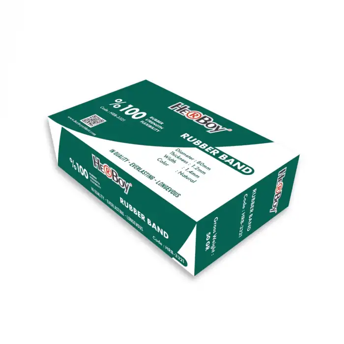 HERBOY MİNİ AMBALAJ LASTİĞİ %100 KAUÇUK 50 GR KUTU