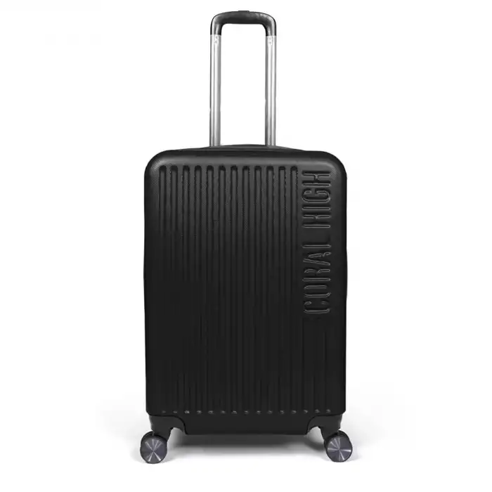 HIGH VALİZ SİYAH ORTA BOY