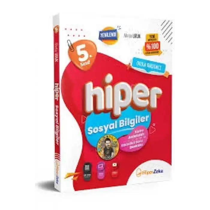 Hiper Zeka Yayınları 5. Sınıf Hiper Sosyal Bilgiler Konu Anlatımlı Soru Bankası