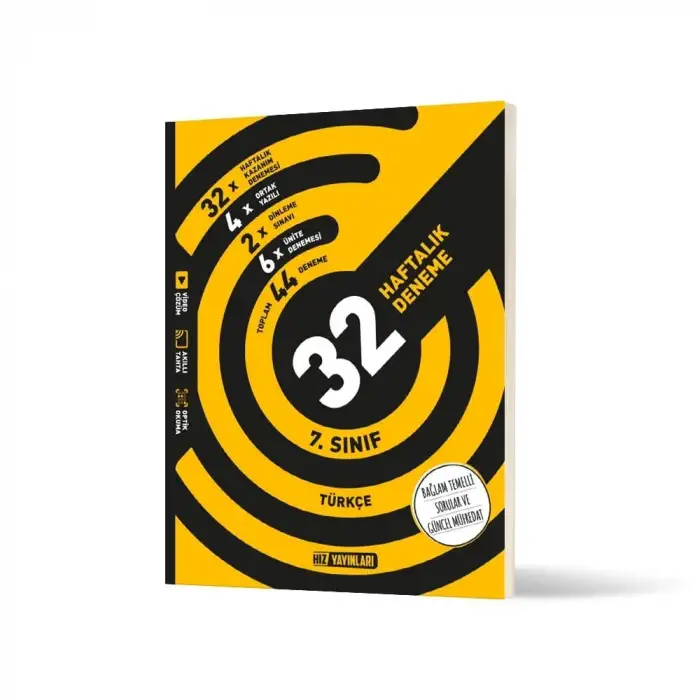 HIZ 7.SINIF TÜRKÇE 32 HAFTALIK KAZANIM DENEMELERİ