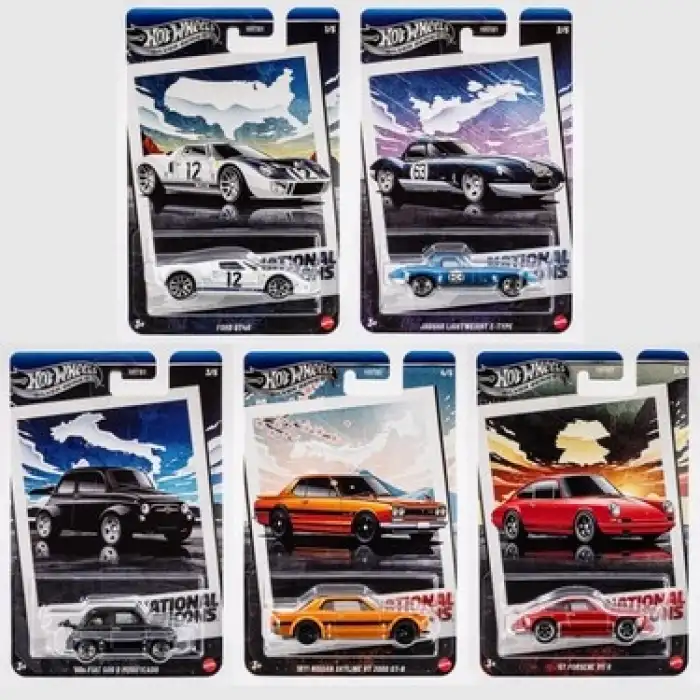 HOT WHEELS NATİONAL İCONS 5LİSET