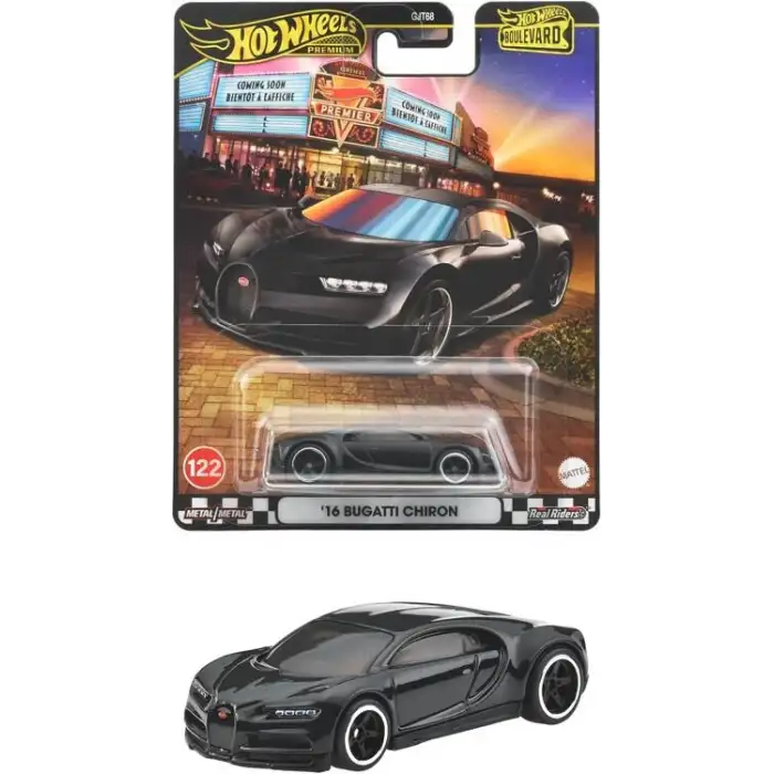 Hot Wheels Premium 16 Bugattı Chıron GJT68 JBL30