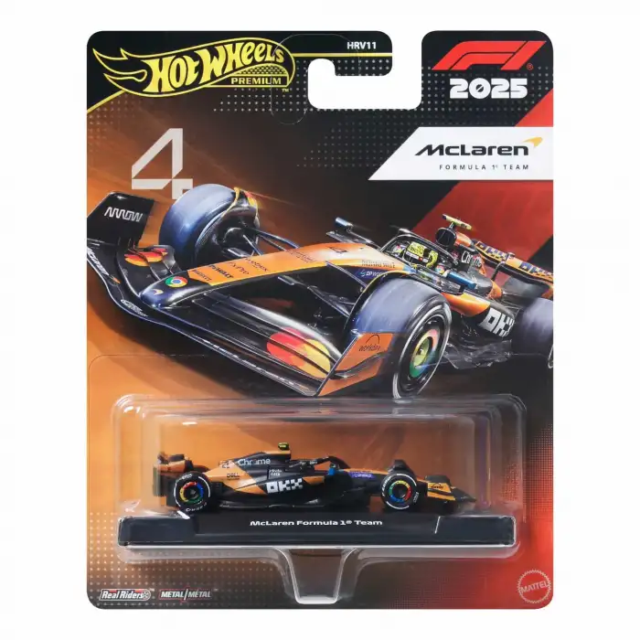 Hot Wheels Premium 2025 Formula 1 Yarış Arabası McLaren Formula 1 Team JKD88