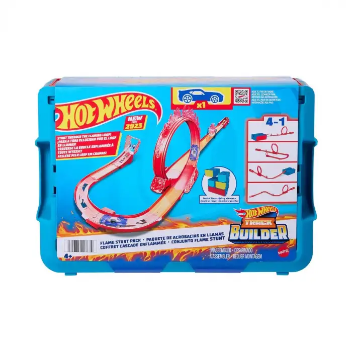 HOT WHEELS TRACK BUILDER ALEV TEMALI AKROBASİ SETİ