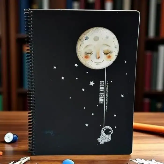 HOVER NOTES SPİRALLİ PP KAP. DEF. A4 80 KARE