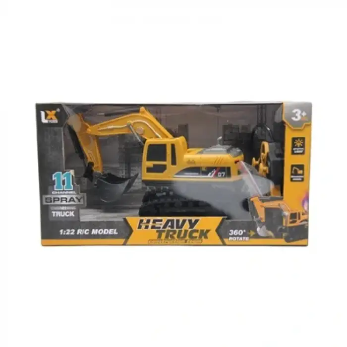 IŞIKLI SESLİ VE MÜZİKLİ BUHARLI EKSKAVATÖR 1:22